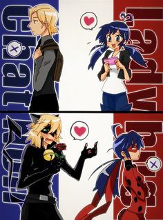 This is from the ' tales of ladybug and chat noir', the 2D anime version of Miraculous Ladybug. Description from pinterest.com. I searched for this on bing.com/images Original Miraculous Ladybug, Miraculous Ladybug Original Design, Marinette Anime Version, Mlb Anime Version, Adrien In Love With Marinette, Miraculous Anime Version, Bridgette Ladybug, Ladybug Adrien, Noir Anime