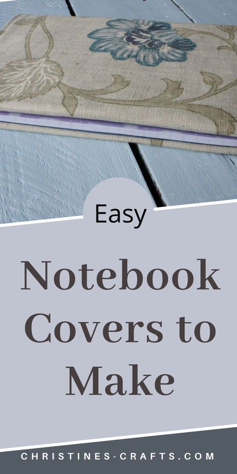 Diy Notebook Cover, A5 Notebook Cover, Books Diy, Handmade Sketchbook, Note Pad Covers, Fabric Book Covers, Wallet Tutorial, Easy Books, Sketchbook Cover