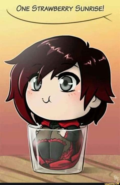 Ruby Rwby, Rwby Chibi, Strawberry Sunrise, Rwby Rose, Rwby Funny, Rwby Memes, Rwby Red, Rwby Characters, Rwby Comic