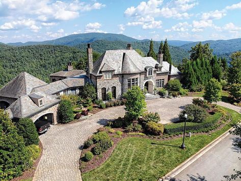 The Best Georgia Mansions You Can Buy Today Georgia Mansions, Luxury Home Library, Clayton Ga, Clayton Georgia, Landscape Pavers, Pond Waterfall, Safe Room, Luxury Home Furniture, Mansions For Sale