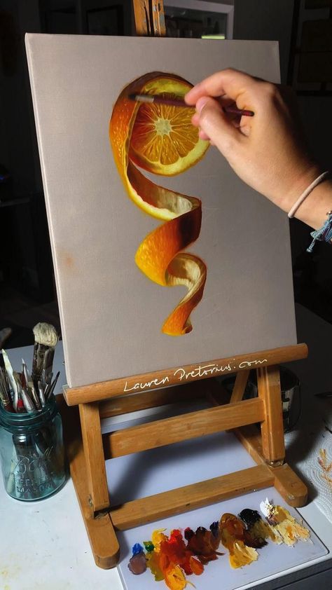 A short video detailing the process of painting an orange with its peeling spiraling in a downward fashion. Large selection acrylic painting, oil painting, small painting Boyfriend Painting Ideas Canvas Art, Art Easy Acrylic, Painting Ideas On Canvas Abstract, Canvas Art Easy, Painting Ideas Canvas, Boyfriend Painting Ideas, Oil Painting Demos, Acrylic Painting Ideas On Canvas, Boyfriend Painting