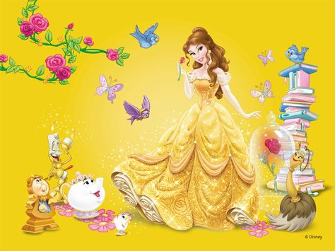 Belle Disney Princess Photo, Bella Disney, Minion Crochet, Disney Belle, Belle Beauty And The Beast, Disney Princess Belle, Images Disney, Princess Photo, Miniature Printables