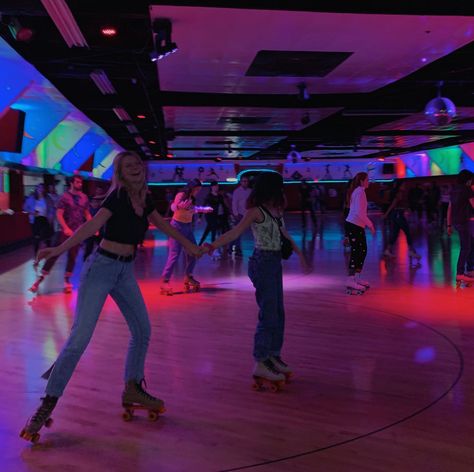 Roller Rink, Friend Activities, 80s Aesthetic, Stranger Things Aesthetic, Summer Goals, Summer Plans, December 2023, Friend Goals, Summer Bucket Lists