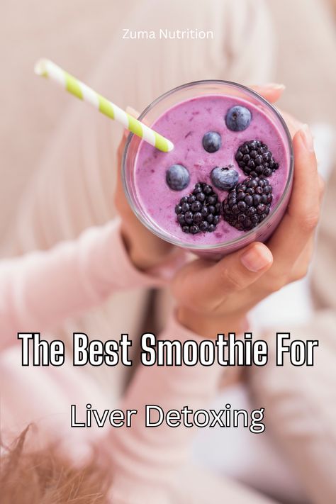 This delicious and antioxidant-rich berry smoothie is full of liver-cleansing ingredients. Packed with a blend of mixed berries, including blueberries, strawberries, and raspberries, this smoothie is bursting with antioxidants and fiber, which are essential for promoting liver detoxification. Smoothies For Liver Health, Liver Smoothie, Liver Detox Smoothie Recipes, Liver Detox Smoothie, Strawberries And Raspberries, Liver Cleansing, Detox Smoothies, Best Smoothie, Easy Healthy Eating