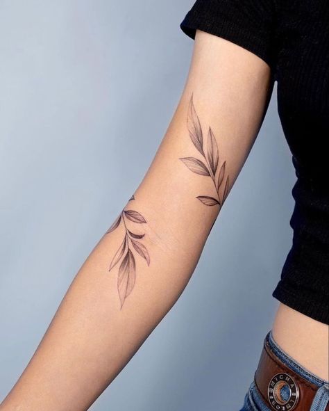 240+ Vine Tattoos For Guys and Females (2023) - TattoosBoyGirl Arm Wrap Tattoo, Around Arm Tattoo, Wrap Around Tattoo, Vine Tattoo, Wrap Tattoo, Stylish Tattoo, Elbow Tattoos, Upper Arm Tattoos, Vine Tattoos