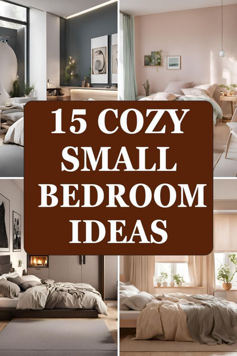 Discover 15 stunning small bedroom ideas that maximize space and style, creating cozy and functional retreats effortlessly. Couples Bedroom Ideas Small Room, Small Bedrooms With Queen Size Bed, Small Bedroom Bed Against Wall, Design Ideas For Small Bedrooms, Bedroom Without Tv Ideas, Minimalist Cozy Bedroom Ideas, Mother In Law Bedroom Ideas, King Size Bed In Small Bedroom, Unique Small Bedroom Ideas