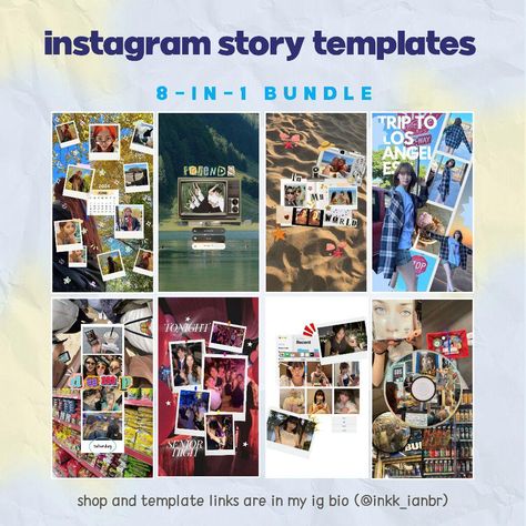 instagram story templates inspo idea canva template Insta Story Design Template, Frame Photo Template, Canva Story Templates, Canva Instagram Stories, Instagram Canva Template, Instagram Account Template, Canva Story Ideas, College Layout, Ig Story Ideas Template