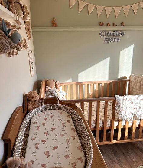 Nursery Inspo 💫 obsessed with the upcycled dresser in Charlie’s room. These are a perfect storage solution for newborns and beyond. Charlie’s room also features our full Bunny print collection. 😃 if you would like to know when we will be launching this range we’ve popped a link in our bio, you’ll be the first to know when they ‘hop’ online. 🐇 Don’t worry that will be the first and last rabbit pun I’ll be making 😬 📸 @lexiandherloves_ Upcycle Dresser, Nursery Inspo, Bunny Print, Baby Essentials, Storage Solution, Storage Solutions, Dresser, The First, Nursery