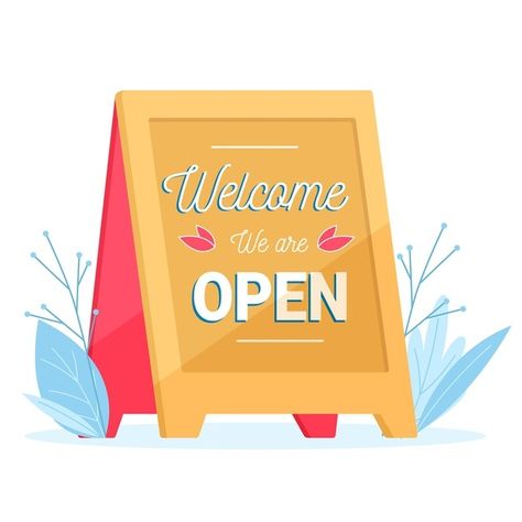 Business Sign Design, We Are Open Sign, Logo Online Shop, Baby Spa, Welcome Post, Open Sign, Small Business Quotes, Waxing Services, Congratulations And Best Wishes