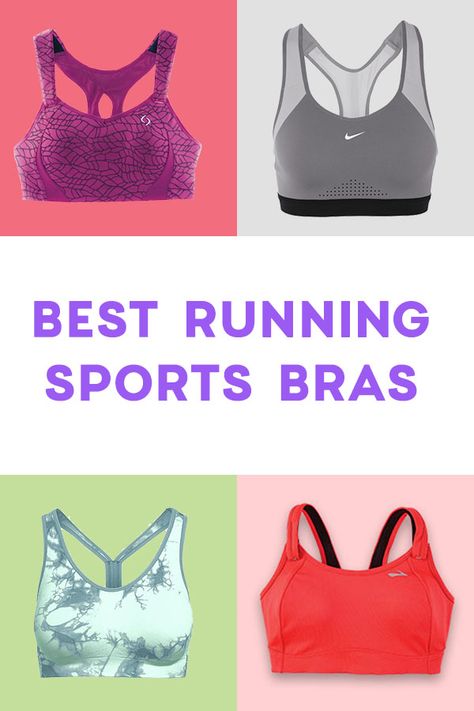 Best Running Sports Bras for support, no chaffing and even style Best Running Clothes For Women, Beginner Running, High Impact Sports Bras, Pregnant Outfit, Running Sports Bra, Compression Bra, Running Wear, Running Apparel, Best Sports Bras