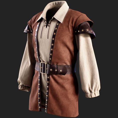 Cold Weather Fantasy Outfits Male, Commoner Clothing Male, Fantasy Traveler Outfit Male, Formal Fantasy Outfits, Bard Outfits Male, Ren Faire Outfits Men, Dark Fantasy Outfits, Medieval Prince Outfit, Fantasy Outfits Male