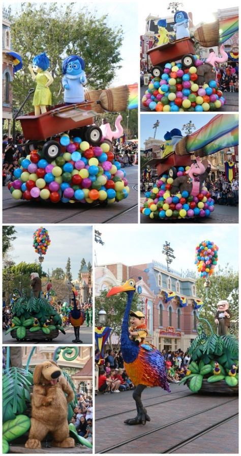 Disney Up Parade Float, Disney Parade Float Ideas, Disney World Thanksgiving, Thanksgiving Parade Floats, Bing Bong Inside Out, Mardi Gras Float, Homecoming Floats, Disney Parade, Thanksgiving Parade