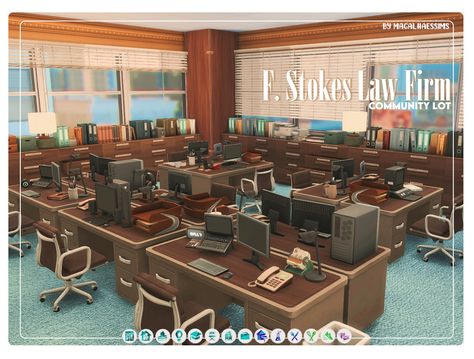 Sims 4 Medical School Build, Sims 4 Office Build, Sims 4 Business Lots, Sims 4 Dormitory, Sims 4 Law Firm, Sims 4 Cc Lawyer, Sims 4 Highschool Build, Sims 4 Office Building, Sims 4 Office