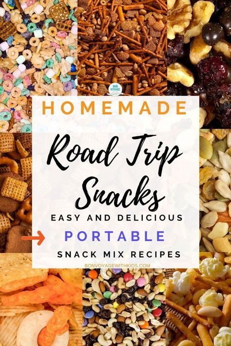 Ww Road Trip Snacks, Snacks To Make For Road Trip, Rv Snack Ideas, Diy Road Trip Snacks, Snacks To Take On Vacation, Bariatric Road Trip Snacks, Best Road Trip Snacks For Adults, Tennessee Road Trip Snack, Homemade Travel Snacks Roadtrip