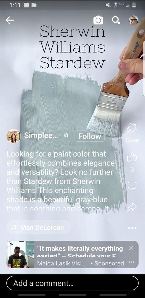 Sw Breakwater, Sherwin Williams Breakwater, French Moire Paint Color, Farmhouse Color Scheme, Coastal Paint, Coastal Paint Colors, Paint Color Inspiration, Favorite Paint Colors, Green Paint Colors