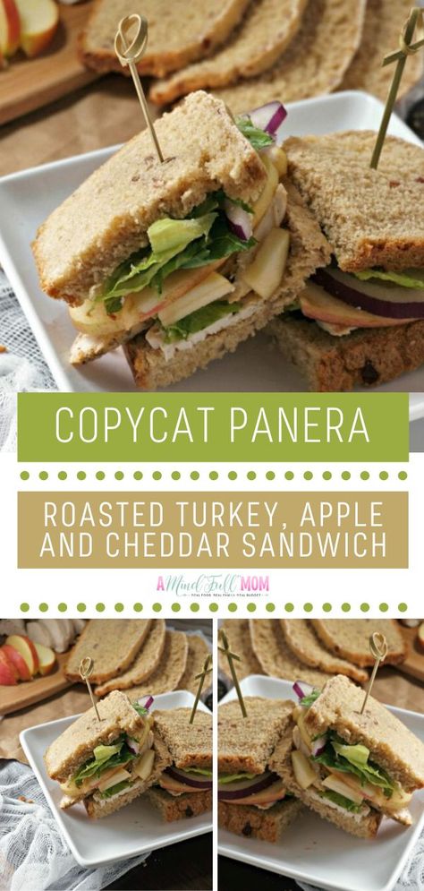 Best Turkey Sandwich, Turkey Apple Sandwich, Panera Sandwiches, Apple Sandwich Recipes, Tart Savory, Fall Sandwiches, Apple And Cheddar, Cheddar Sandwich, Gluten Free Apple Recipes