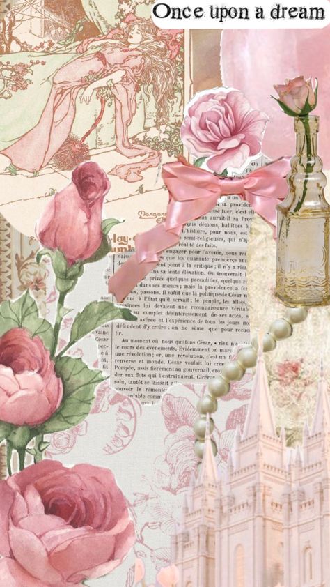 Gyaru Widgets, Pink Shuffle, Pink Newspaper, Pink Lockscreen, Coquette Poster, Aurora Aesthetic, Fairytale Baby Shower, Scrapbook Aesthetic, Cute Collages