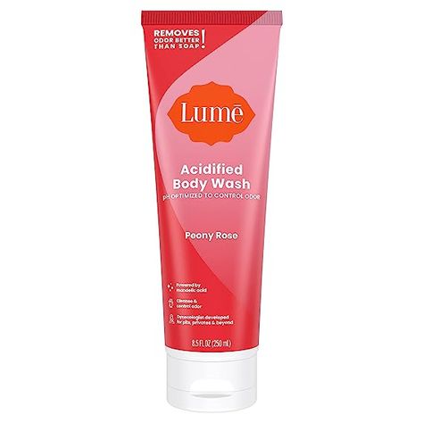 Amazon.com : Lume Acidified Body Wash - 24 Hour Odor Control - Removes Odor Better than Soap - Moisturizing Formula - SLS Free, Paraben Free - Safe For Sensitive Skin - 8.5 ounce (Peony Rose) : Beauty & Personal Care Unscented Deodorant, Mandelic Acid, Lifestyle Motivation, Peony Rose, Skin Cleanse, Sls Free Products, Motivation Quotes, Skin So Soft, Smell Good