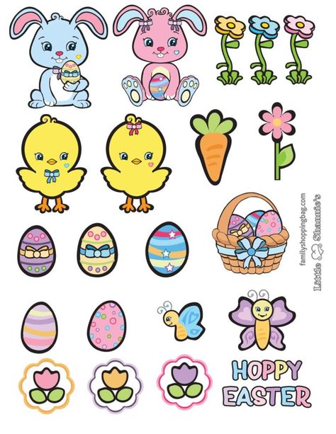 Free Printable Easter Coloring Pages and More | Lil Shannie.com Easter Stickers Free Printables, Printable Easter Coloring Pages, Flag Food, Bear Cupcakes, Bear Recipes, Easter Coloring, Easter Printables Free, Easter Stickers, Bear Card