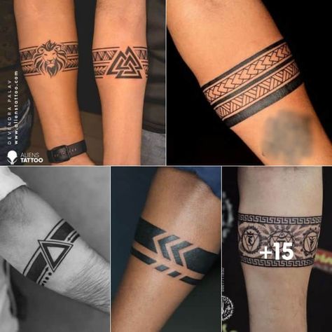 Dive into our comprehensive guide to unravel the question: What is the meaning of the black band on arm tattoo? Arm Bands For Men Tattoo Designs, Band Tattoo With Meaning, Tattoo Ideas For Men Arm Band, Bicep Arm Band Tattoo, Memorial Arm Band Tattoo, Men Band Tattoo Arm, Thigh Band Tattoo Men, Pattern Band Tattoo, Mens Arm Band Tattoo Ideas