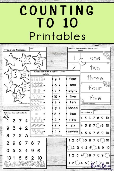 NEW FREEBIE:

Preschoolers need counting practice. These FREE printable Count 1 to 10 Worksheets are the perfect way to have fun and get in some practice. 

GET THEM HERE >>> Teaching Numbers Preschool, Kindergarten Telling Time, Math Counting Activities, Counting Practice, Homeschool Freebies, Free Preschool Printables, Learning Printables, Teaching Numbers, Homeschool Inspiration