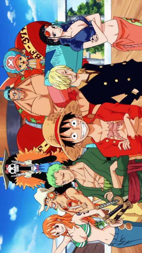 Horizontal One Piece Wallpaper, Luffy Pc Wallpaper, One Piece All Characters, Luffy X Sanji, One Piece Collection, One Piece Characters, One Piece Theme, One Piece Full, One Piece Cartoon