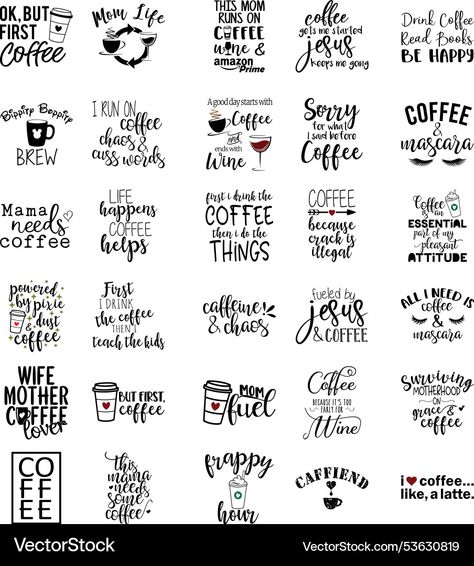 Coffee Quote Svg, Coffee Reading, Vector Quotes, Svg Coffee, Cuss Words, Coffee Svg, Coffee Wine, Coffee Is Life, Quote Svg