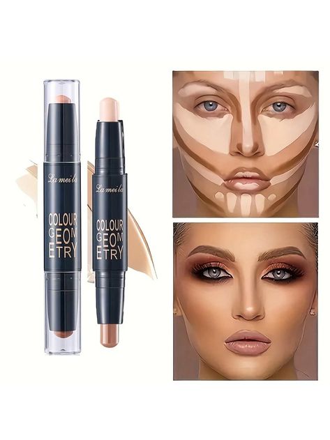 Facial Contouring Makeup, Makeup Contouring, Face Contouring Makeup, Makeup Stick, Concealer Pen, Bronzer Makeup, Facial Contouring, Concealer Stick, Contour Stick