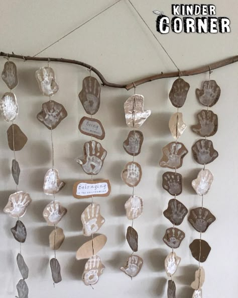 “Being, belonging & becoming 🌟 This was a group project that promotes a sense of belonging to the…” Reggio Emilia Classroom, Reggio Inspired Classrooms, Reggio Emilia Inspired, Reggio Classroom, Preschool Rooms, Sense Of Belonging, Group Project, Deco Nature, Diy Tree