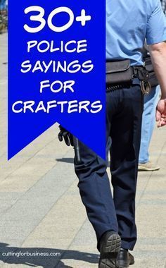 30+ Police Sayings for Silhouette Cameo and Cricut Crafts - by cuttingforbusiness.com Police Appreciation Gifts, Craft Sayings, Police Officer Appreciation, Police Crafts, Project Quotes, Law Enforcement Appreciation, Police Appreciation, Police Wife Life, Clever Sayings