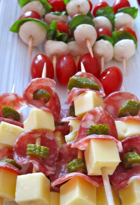 Brochettes apéritives : Diet & Délices - Recettes dietétiques Recept Sandwiches, Toast Aperitif, Snacks Für Party, Finger Food, Clean Eating Snacks, Skewers, Brunch Recipes, Finger Foods, Appetizer Recipes