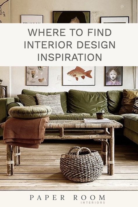 Bored of instagram? Stuck on where to find interior design inspiration? 6 places where you can get inspired for your next home project. What Colors Go Together, New Paint Colors, Interior Design Advice, Blogger Design, Next Home, New Living Room, Feel Inspired, Source Of Inspiration, Interior Design Styles