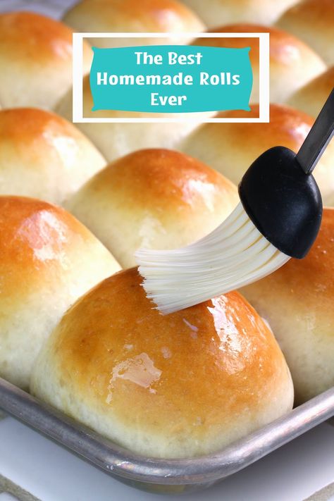 The Best Homemade Dinner Rolls Ever! From The Stay At Home Chef. Perfectly soft rolls, a recipe that took 5 years to perfect! These really are the best homemade dinner rolls ever! Best Homemade Rolls, Best Homemade Dinner Rolls, Dinner Homemade, Stay At Home Chef, Homemade Rolls, Homemade Dinner Rolls, Yeast Rolls, Dinner Rolls Recipe, Homemade Dinner