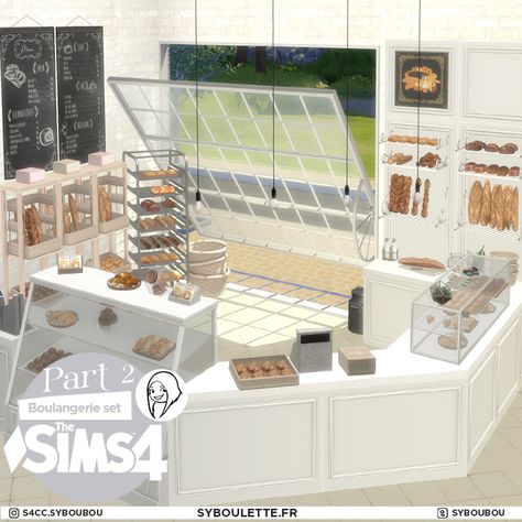 Sim4 Build Cc, Sims 4 Bakery Mod, Sims 4 Cc Bakery Display, Sims 4 Aesthetic Cc Furniture Kitchen, Sims 4 Bakery Cc Patreon, Ts4 Cafe Cc, Sims 4 Bakery Layout, Ts4 Bakery Cc, Sims 4 Cash Register Cc