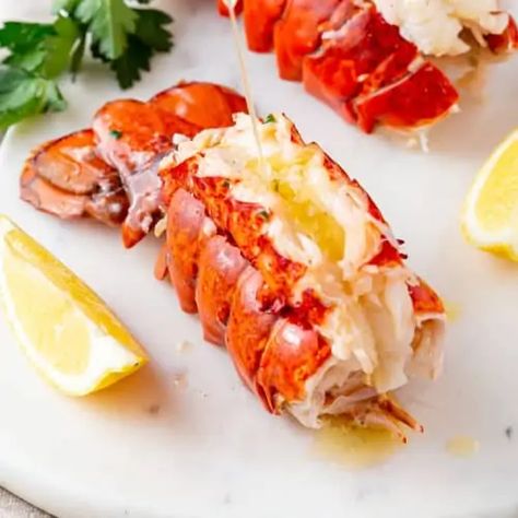 Boiled Lobster Tail How To Cook, Boiling Lobster Tails, Boiled Lobster Tail Recipe, Boiled Lobster Tail, Lobster Boil Recipe, Boiled Lobster Recipes, Boil Lobster Tail, Boiled Lobster, Easy Lobster Tail Recipe