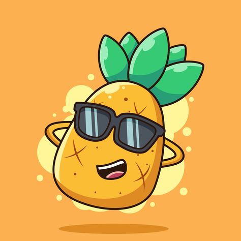 pineapple, cartoon, fruit, vector, illustration, food, tropical, fresh, isolated, cute, summer, healthy, nature, happy, design, fun, funny, icon, natural, yellow, character, sweet, background, organic, green, plant, drawing, juicy, smile, art, vegan, comic, vegetarian, flat, vitamin, graphic, colorful, dessert, nutrition, sunglasses, health, leaf, poster, emoticon, symbol, drawn, doodle, concept, glasses, mascot Discord Friends, Pineapple Icon, Glasses Cartoon, Watercolor Food Illustration, Funny Orange, Fruit Icons, Luau Theme Party, Fruit Vector, Luau Theme