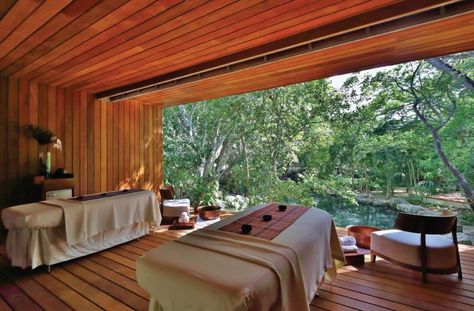 Luxury Spa Design, Dreams Spa, Spa Getaways, Spa Interior Design, Wellness Resort, Spa Interior, Mexico Resorts, Resort Design, Couples Retreats