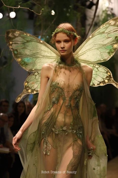 Faerie Core, Fae Aesthetic, Pretty Wings, Gossamer Wings, Fair Outfits, Enchanted Wood, Fairy Pictures, Forest Creatures, Human Poses Reference