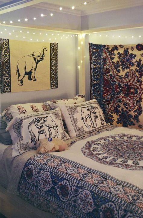 Elephant love! Elephant Bedroom, Elephant Mandala, Elephant Room, Dekorasi Kamar Tidur, Versace Home, An Elephant, House Room, Dream Rooms, Dream Bedroom