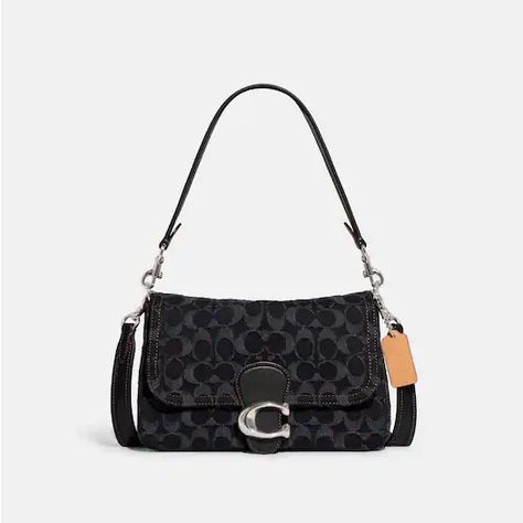 Discover great products at the best prices at Dealmoon. Soft Tabby Shoulder Bag In Signature Denim. Coach Soft Tabby Shoulder Bag, Coach Soft Tabby, Soft Tabby Shoulder Bag, Tabby Shoulder Bag, Dream Wishlist, Shoulder Bag Coach, Hand Style, Inside My Bag, Dream Bags