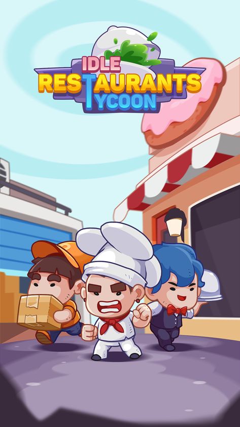 Idle Bakery Tycoon on Behance Game Loading, Icon Game, Idle Game, Card Ui, Loading Screen, Future Games, Game Title, Splash Screen, Game Ui Design