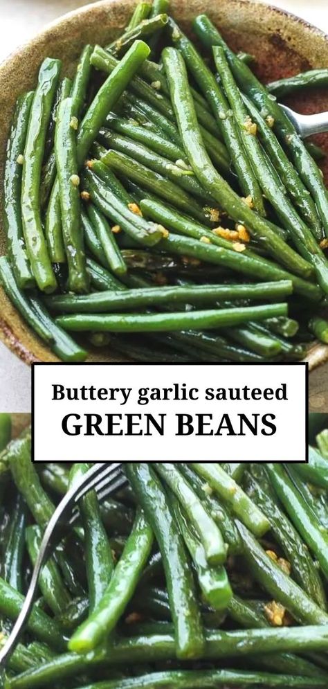 Green Bean Recipes Healthy, Beans Recipe Healthy, Garlic Green Bean Recipes, Green Beans Recipe, Sauteed Green Beans, Beans Recipe, Wellness Recipes, Green Bean Recipes, Veggie Side Dishes