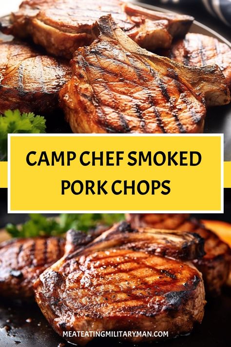 Make your dinner extraordinary with Camp Chef-smoked Pork Chops. Explore recipes for a smoky twist on this classic dish. Camp Chef Recipes, Smoked Pork Chops, Grill Ideas, Bbq Dinner, Camp Chef, Garlic Mashed Potatoes, Garlic Mashed, Chops Recipe, Mouthwatering Recipes