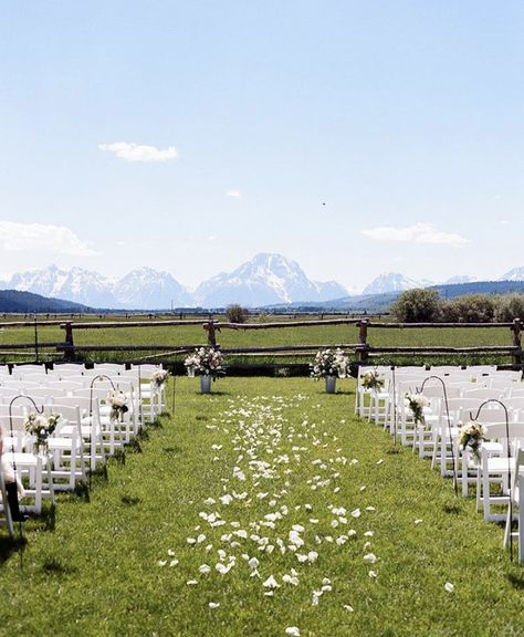 Ranch Wedding Ceremony, Diamond Cross Ranch Wedding, Ranch Style Wedding, Diamond Cross Ranch, Glacier Wedding, Ranch Style Weddings, Forest Theme Wedding, Paper Rings, National Park Wedding