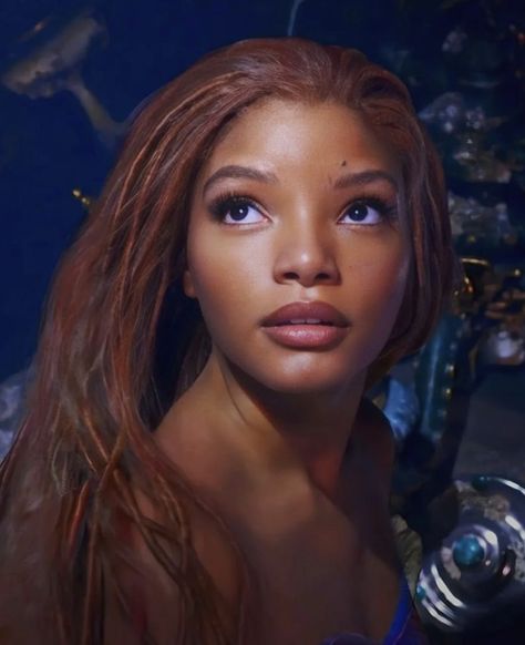 Disney Princess Aesthetic Ariel, Halle Bailey Makeup, Aesthetic Ariel, Ariel 2023, Disney Princess Aesthetic, Halle Bailey Little Mermaid, Little Mermaid Live Action, Ariel Doll, Disney Live Action Movies