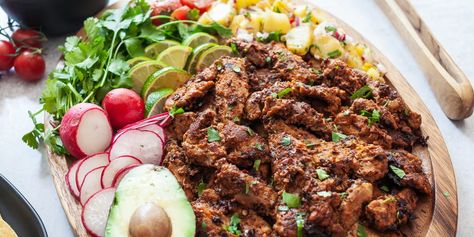 Al Pastor 101 29 Pork Al Pastor, Taco Recipes Ground Beef, Pork Meals, Beef Tacos Recipes, Pork Sirloin, Boneless Pork Shoulder, Ground Beef Tacos, Fried Chicken Breast, Pork Tacos