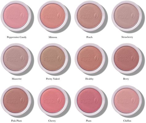 100% Pure Powder  Blush #100percentpure Homemade Blush, Pure Makeup, Blusher Makeup, Warm Skin Tone, Natural Blush, How To Apply Blush, Matte Makeup, Organic Cosmetics, Eyeliner Tutorial