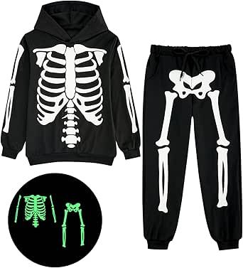 Skeleton Bodysuit, Glow In The Dark Skeleton, Dark Skeleton, Dark Skull, Skeleton Halloween Costume, Girls Halloween Outfits, Pullovers Outfit, Skeleton Costume