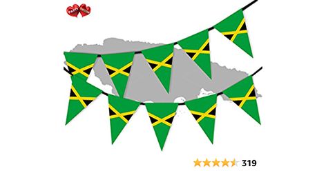 Party Decor Bandera completa de Jamaica con temática patriótica bandera 15 banderas triangulares para fiesta elegante y decoración real nacional : Amazon.es: Hogar y cocina Jamaica, Party Decor, Gaming Logos, ? Logo, Quick Saves, Art