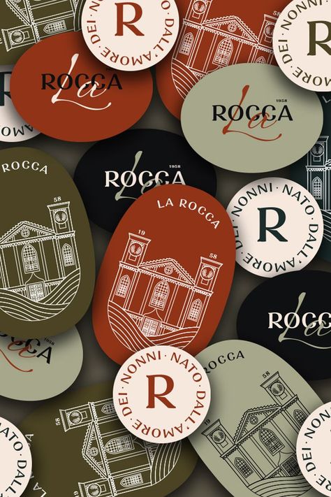 Stcikers were part of the collaterals for La Rocca vineyard branding. Stickers can be a great way of modern advertising for brands especially to attract a younger audience. The full brand guide presentation can be see on Behance by clicking the link! Wine Company Branding, Wine Brand Identity, Vineyard Branding, Stickers Design Ideas, Sticker Branding, Postcard Letter, Branding Stickers, Winery Logo, Classy Couture